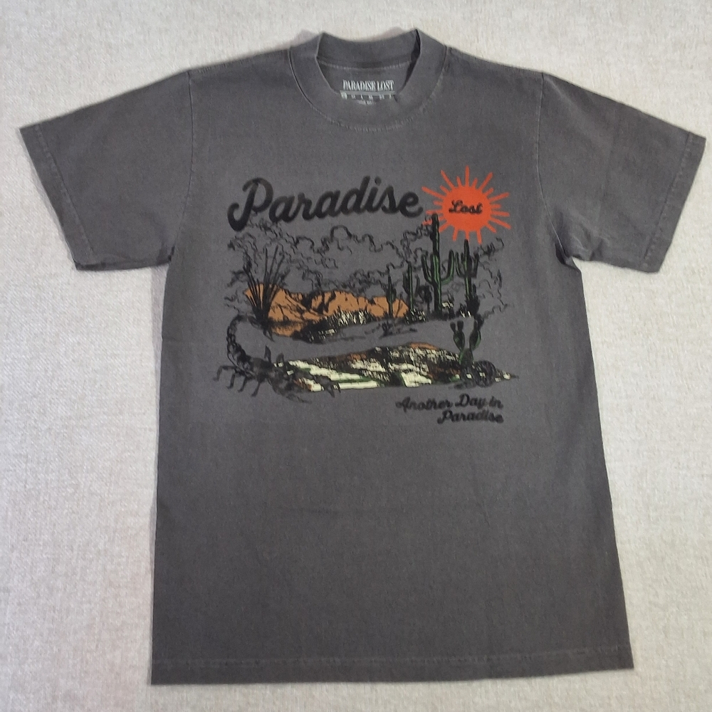 Paradise Lost Mens Another Day In Paradise Grey Shirt Small
